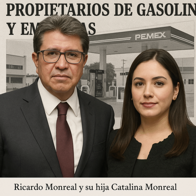 Los contratos millonarios de la hija de Ricardo Monreal: gasolineras, empresas y posibles conflictos de interés