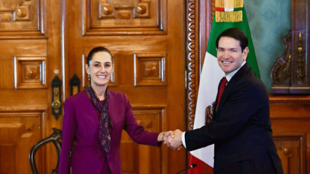 Claudia Sheinbaum y Marco Rubio
